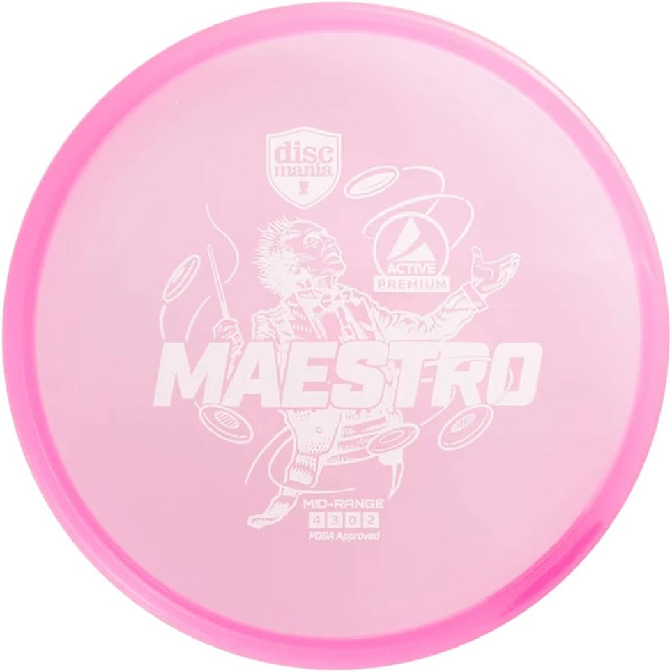 Pink Maestro Premium Disc Golf Disc